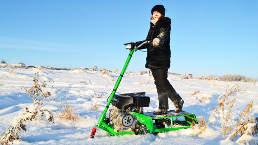 Mini Snow Bike雪地摩托车3D图纸 STP格式缩略图